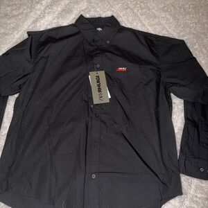 Zara Black Casual Button Down Shirt